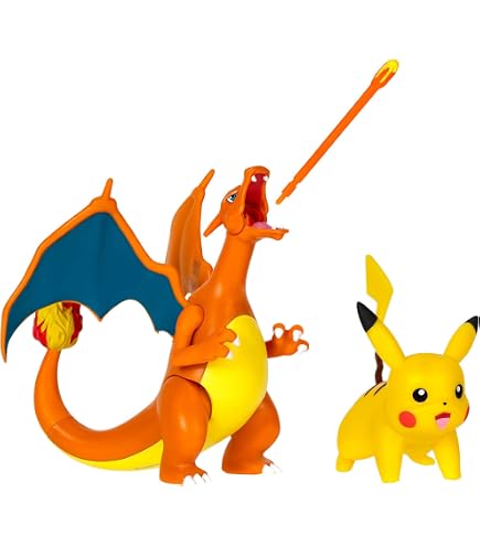 Pokémon - film Détective Pikachu - Pack de 6 figurines 5 - 8 cm - 2 Détective Pi