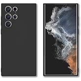 GGM GİYİM & AKSESUAR Galaxy S22 Ultra ile Uyumlu İ&ccedil;i Kadife Kaplı Dışı Mat Yapıya Sahip Kamera Korumalı Lansman Silikon Kılıf