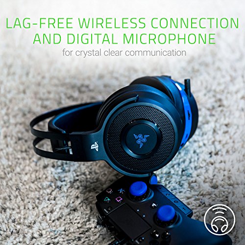 Razer Thresher Ultimate - Auriculares inal mbricos para Playstation 4 Dolby Headphone para Juegos con Sonido Envolvente 7 1 Audio de m xima claridad e micr fono retr ctil Negro y Azul reviews Razer Thresher Ultimate - Auriculares inal mbricos para Playstation 4 Dolby Headphone para Juegos con Sonido Envolvente 7 1 Audio de m xima claridad e micr fono retr ctil Negro y Azul