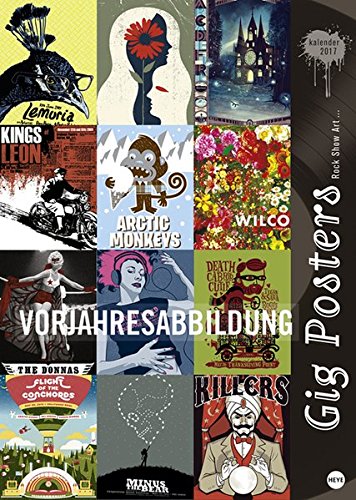 Gig Posters Edition - Kalender 2018