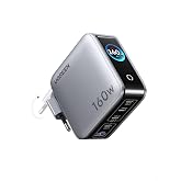 UGREEN Nexode Pro 160W USB C Charger Fast Charging TFT PD 3.1 Display | 5 Ports Compatible with iPhone 17 Pro MAX Air 16 15 1