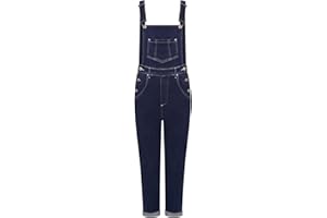 Ro Rox Denim Latzhose Peggy Jeans Hosen 50er Jahre Retro Vintage-Stil