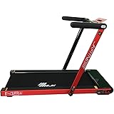 JK Fitness Tapis Roulant Compact M8+, Unisex Adulto,Rosso, 151 x 77 x 101 cm (lxwxh)