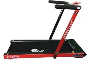JK Fitness Tapis Roulant Compact M8+, Unisex Adulto,Rosso, 151 x 77 x 101 cm (lxwxh)