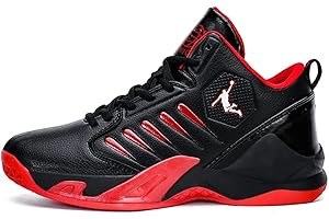 XUANKE Men's Basketball Shoes Womens mid-top Trainer air Cushion Sports Trainer Breathable Lightweight Boys & Girls Walking Shoes Students Sport Size 3.5-10.5K