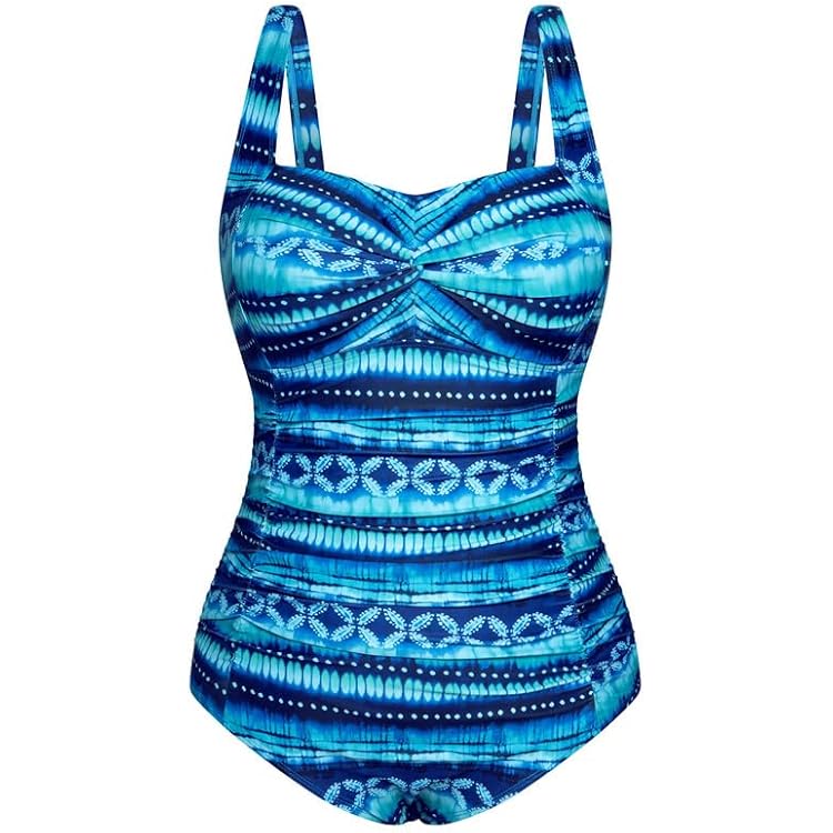Ulla Popken Badeanzug türkis cyanblau ab 22,39 € | Preisvergleich bei