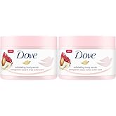 Dove V&uuml;cut Peelingi Nar &Ccedil;ekirdeği ve Shea Yağı 225ml Beyaz (2 paketi)