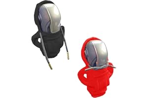 FASBET 2pcs Car Gear Stick Hoodie Cover Car Gearstick Hoodie Gear Stick Cover Gear Lever Cover Hoodie for Gear Stick Knob Gear Lever Hoodie Car Gear Shift Cover Gear Knob Hoodie for Car Gear Stick Knob Cover