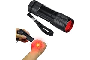 SHINETEC Vein Finder Viewer - Handheld Vein Illumination Detector, LED Vein Locator Flashlight for Nurses, Draw on Various Skin Tones (Battery Not Included)