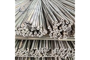 COLONEL GARDENS ® Heavy Duty Bamboo Garden Canes Plant Support Garden Stakes Tomato Plant Support Sweet Pea Support Sticks Bamboo Sticks for Plants | 5ft x 40