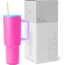Tazza Termica Simple Modern Da 710ml Con Cannuccia - Acciaio Inox, Doppia Parete, Antigoccia