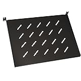 Link LKRIP350N Ripiano per Armadio 19" 1 Unità Profondità 350 mm, Nero [Italia]