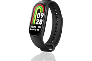 ATSHLD Fitness Tracker with Heart Rate, Blood Pressure & Oxygen Monitoring, Sleep Tracker, IP67 Waterproof, Step & Running Counter, All-Day Activity Monitor for Men, Women, Kids, Seniors, Black Sports Watch