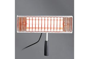 ZCHUI Lampada da forno a raggi infrarossi, 1000 W, spray portatile per carrozzeria, riscaldatore a infrarossi a onde corte, facile da controllare la temperatura per pannelli di preriscaldamento