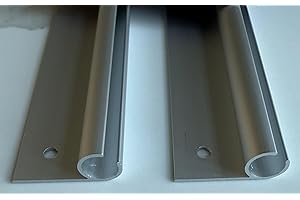 WILD EARTH Awning Rail, universal Caravan, Campervan, motorhome 1.2 Metre X2 = 2.4m Total FLAT BASE for campervan, caravan, motorhome