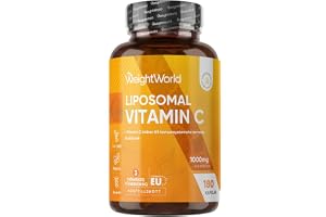 Liposomalt vitamin C 1000 mg vitamin C – 180 vegansk kapslar – WeightWorld | Liposomalt vitamin C – 1000 mg vitamin C, 100,2 mg solrosfosfolipider, 30 mg nypon – 180 veganska kapslar – WeightWorld