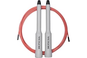 PICSIL - Cuerda para Saltar Sphinx | Comba para Crosstraining, Fitness, Boxeo con Doble Rodamiento | Cable Ajustable para Atletas | Ligera y Resistente |