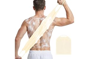 LOPHE Ryggskrubb, Body Scrubber Loofah African Net Sponge för kroppsskrubbning, dubbelsidig badborste rygg tvätthjälpmedel fö