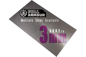 FULL ARMOUR Aluminiumblech 3mm 150 mm x 250 mm (15cm x 25cm)