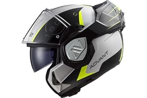 LS2, Casque Moto modulable ADVANT Codex Blanc Noir,