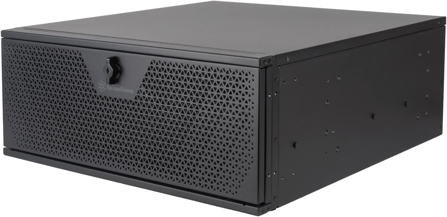 Silverstone SST-RM44 - Chasis Servidor con Montura en Rack 4U y compatibilidad Mejorada para refrigeración líquida