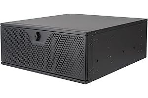 SilverStone Technology SST-RM44-4HE-obudowa do serwera rackmount z ulepszoną kompatybilnością chłodzenia cieczą, czarna