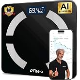 Fitelo Smart Weight Scale | Track 25+ Parameters | BMI & Body Fat | US FDA Approved | Unlimited Users | 2 Yr Warranty | Bluet