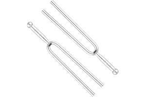 RUMGUG 2 Pièces Diapason, A440 Hz Diapason en Acier Inoxydable Diapason Pour Piano Accordeur de Guitare Diapason Accordeur pour Instrument Musical Standard pour Accordeur de Guitare Violon