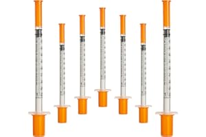 LMYKH 20 pezzi/confezione, misuratore dosatore da 1 ml con 31 G (8 mm di lunghezza), accessori da laboratorio, confezione sigillata singolarmente (20)