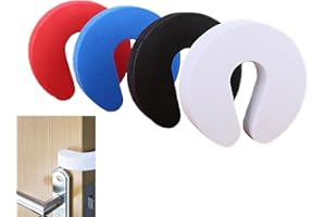 KISSTTA Kissta 4 sztuki ochrony przed zaciskiem do drzwi, stoper do drzwi i zwierząt domowych, ochrona przed zaciśnięciem palców, drzwi i okien, zabezpieczenie przed dziećmi, ochrona drzwi, ochrona przed