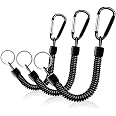 Porte-clés en Spirale 12 pièces Extensible Porte-clés en Plastique Cordons de Pêche Rétractable pour École Travail Porte-clés en Spirale 12 pièces Extensible Porte-clés en Plastique Cordons de Pêche Rétractable pour École Travail