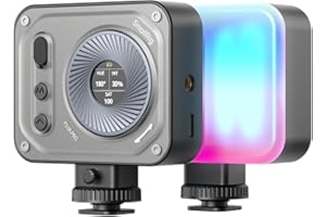 ‎SMALLRIG SMALLRIG Vibe P108 Pro RGB Video Light, Przenośna Lampa LED do Fotografii, Lampa do Zimnej Stopki, CRI95+, 2500-6500K, 12 Efektów, Akcesoria do Wypełniania światłem dla Twórców Treści - 4661