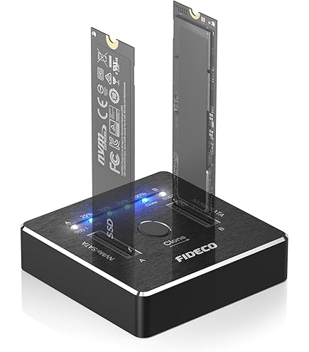 M.2 NVMe & SATA Docking Station - SSD-Dock Mit 10Gbps Für Alle M.2 SSDs
