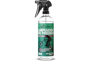 BIO-CHEM CLEANTEC Bio-Chem - Limpiador de Frenos 750ml - Mantenimiento de Bicicletas, Mountain Bikes, e-Bikes, Motos, Coches - Limpiador desengrasante Sistema de Frenos para bicis eléctricas y de montaña
