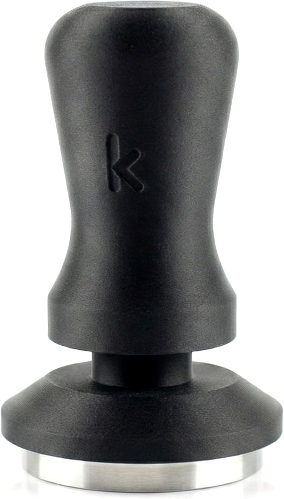 51mm Espresso Tamper - Çelik Tabanlı - Kendinden Hizalamalı Yaylı Tamper