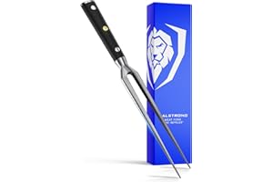 Dalstrong Fourchette à viande - 7" - "L'Empaleur - Fourchette à découper et à BBQ à deux dents - Acier inoxydable à haute teneur en carbone - Poignée de garolite G10