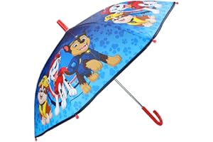 Vadobag Parapluie pour enfant | Paw Patrol | Patrouille | Chase & Marshall & Rubble bleu SP-520-1424 72,0 cm