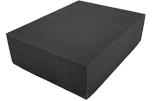Solid Foam Block 300x230x87mm - General Use Foam Insert Compatible with EN-AC-FG-A009 Flight Case, Customisable Tool Box Foam, Protective Foam for ROC Cases