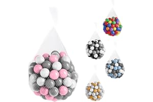 Monsieur Bébé - Sac de 100 balles de Jeu ou de Piscine 5,5 cm - Plusieurs modèles