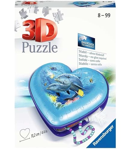 Ravensburger 12052 3D-Puzzle Blumenvase – Girly Girl Edition Mit Pferdemotiv, 216 Teile