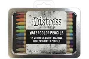 Ranger Tim Holtz Distress Watercolour Pencils Set 2-12 pcs