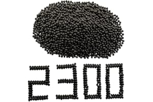 GM&BW 2,4Kg 2300 Piezas Tirachinas Bolas Arcillas Barro en 9,5mm