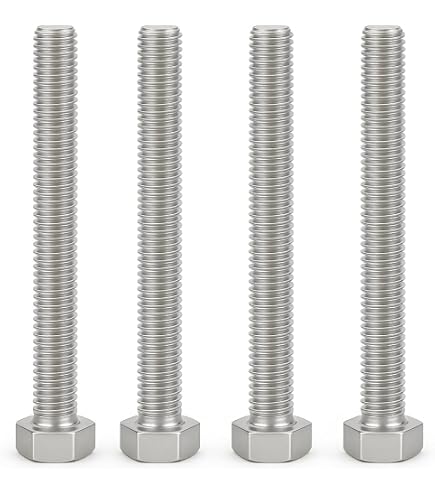 2 Bulloni Esagonali M8x20 Mm Acciaio Inox 304 Con Filettatura Sinistra - Uxcell