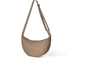 Aucuu Damska torba na ramię w kształcie półksiężyca, damska torebka na ramię z regulowanym paskiem, przenośna torebka na ramię dla kobiet