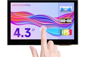 Waveshare 4.3inch HDMI LCD (B) 800x480 IPS Capacitive Touch Screen Monitor Display for Raspberry Pi BB Black Banana Pi Raspberry Pi 4