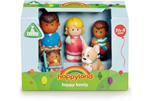 HappyLand Happy Family For Children From 18 Months To 5 Years Toys Early Learning centre Gift kids Happy Land toy Sets Figures People Elc Family
