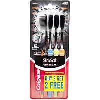 Colgate Slim Soft Charcoal Toothbrush (Buy 2 Get 2 Free)