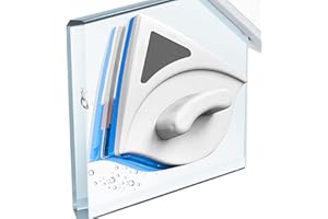 FLYIFE Magnetic Window Cleaner for Single Layer Window, Double-Sided Window Cleaning Tool, Powerful Magnet Outside Glass Wiper With Water storage, Anti Drop Design, Prime Grade Squeegee