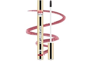 KISSIO Lip Liner Stain,Peel Off Lip Liner,Transfer Proof,Long Lasting and Waterproof,Lip Tint Tattoo,Natural Makeup Stain,Matte Finish,Coral red