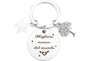 TWIDELS Regalo Festa Del Nonni Regalo Nonno Portachiavi Regalo Festa Del Papà E Nonno Regalo Nonno Compleanno Festa Del Papa E Nonno Idee Regalo Per Nonna E Nonno Nonno Idee Regalo Nonno Regalo Per Nonno